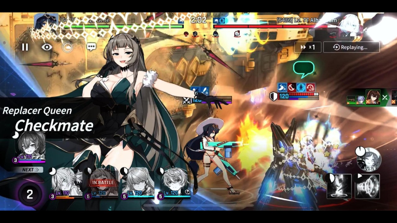 Defend the Queen! CounterSide Ranked PVP match 716