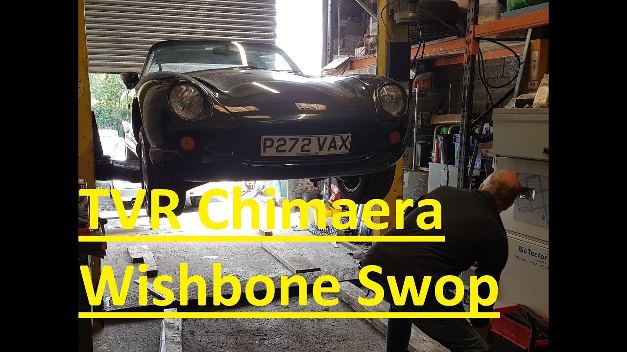 Changing 1996 TVR Chimaera front wishbones. Part 1.