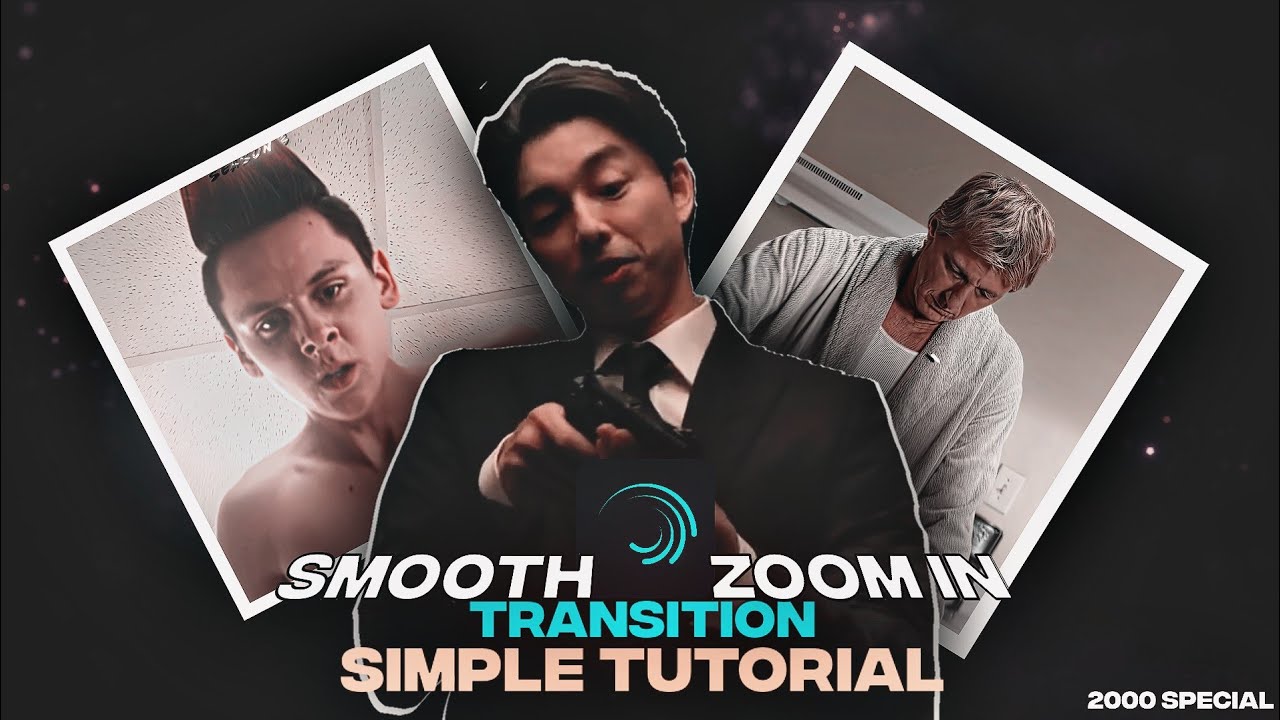 Trending Zoom In Transitions Edit Tutorial For Beginners | Alight Motion Tutorial ! 2000 Special 🎉