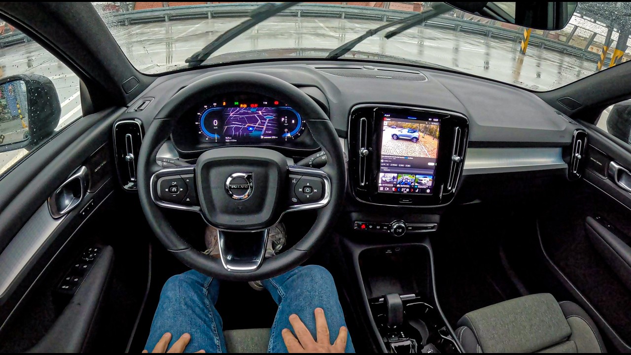 NEW Volvo XC40 2025 (2.0 B3 163 hp) | POV Test Drive #2260 Joe Black