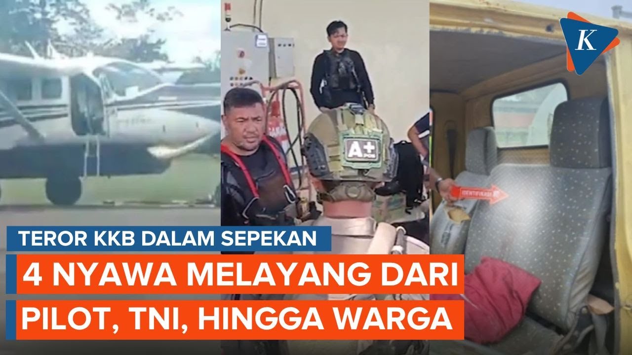 Rentetan Teror KKB dalam Sepekan: Sipil hingga TNI jadi Korban