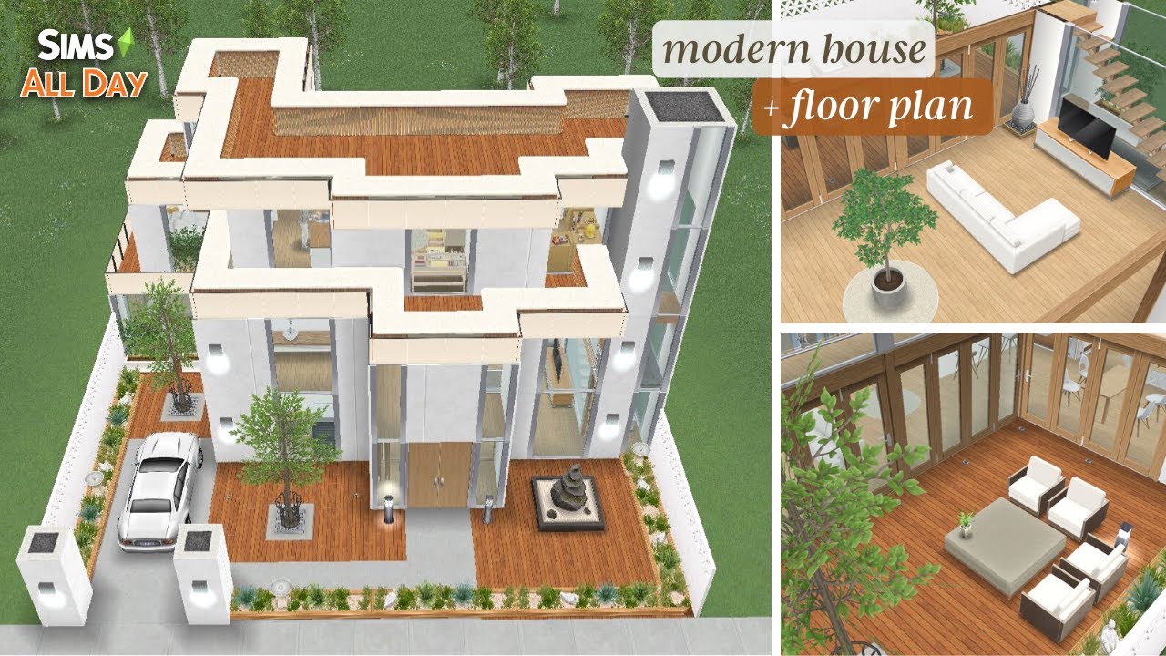 Sims Freeplay || Modern House 🇯🇵🏡👨&zwj;👩&zwj;👧&zwj;👦
