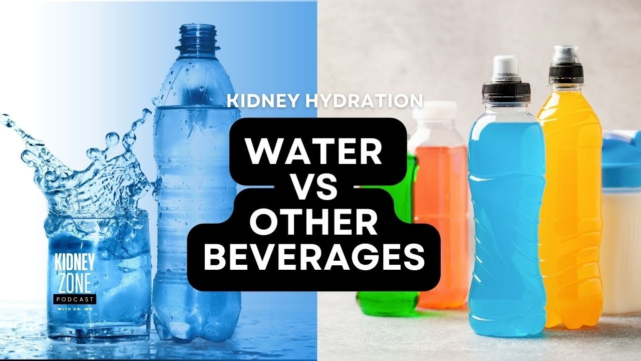 The Importance of Hydration for Kidney Health: Water vs. Other Beverages | Ep 19 | #kidneyzone