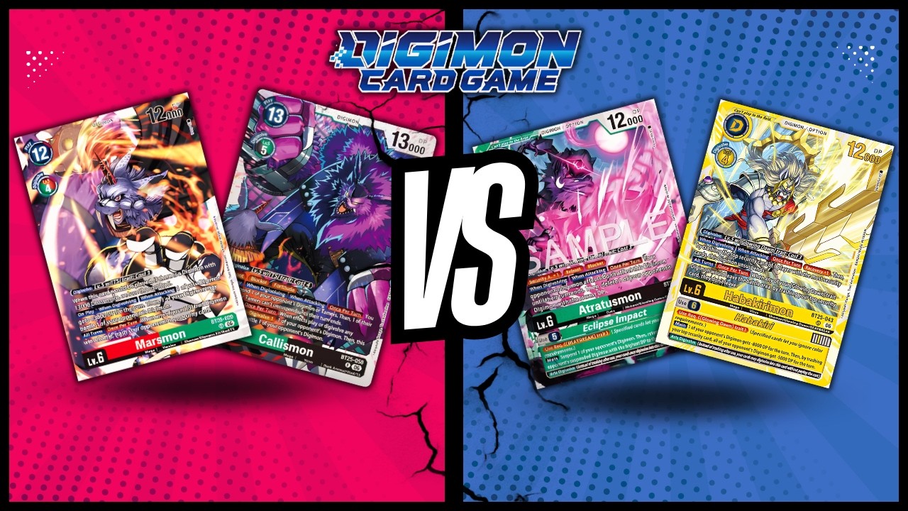 BT25 Callismon/Marsmon Vs. BeatBreak/Glowing Dawn - BT25 Fights | DCGO Gameplay | Digimon TCG