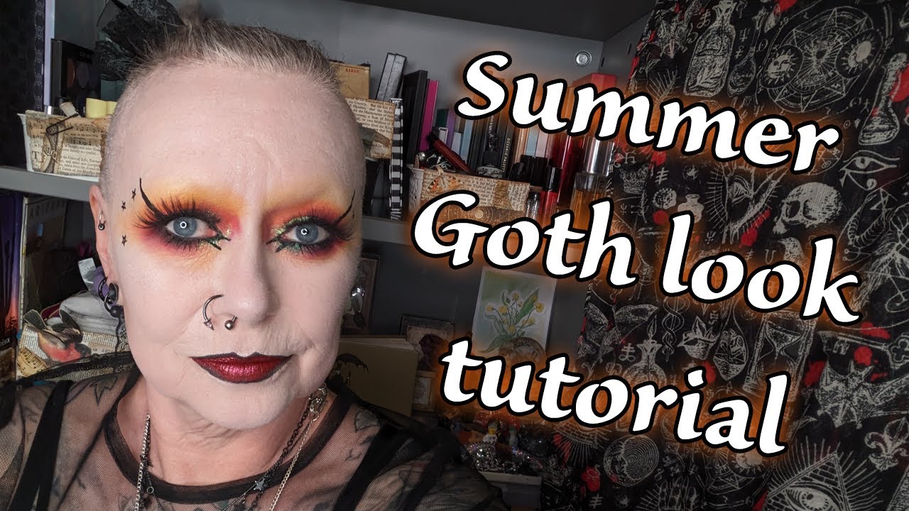 Summer Goth Eye Look Tutorial