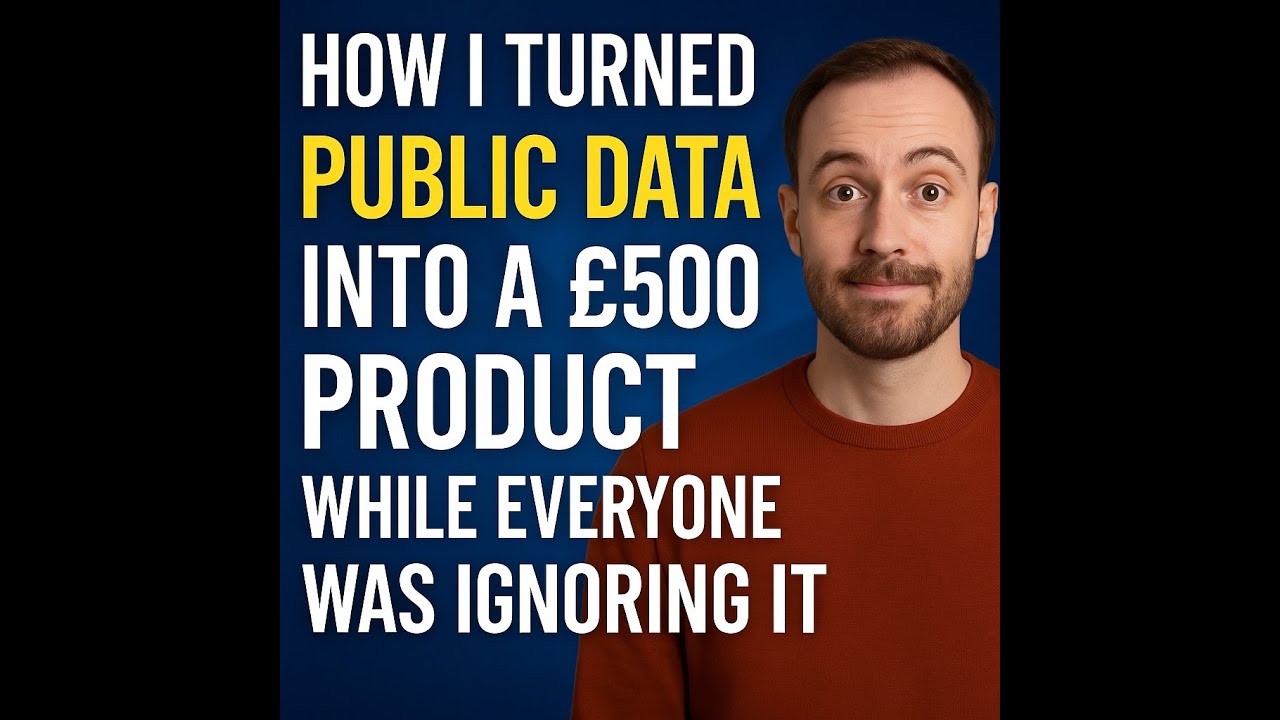 How I Turned Public Data Into a $500 Product While Everyone Was Ignoring It