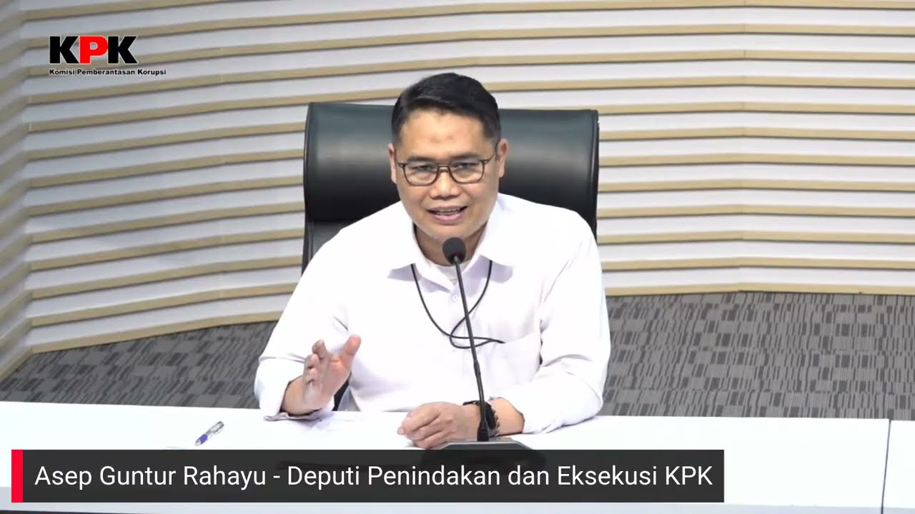 KONFERENSI PERS KEGIATAN TANGKAP TANGAN DI LINGKUNGAN PEMERINTAHAN KABUPATEN PEKALONGAN