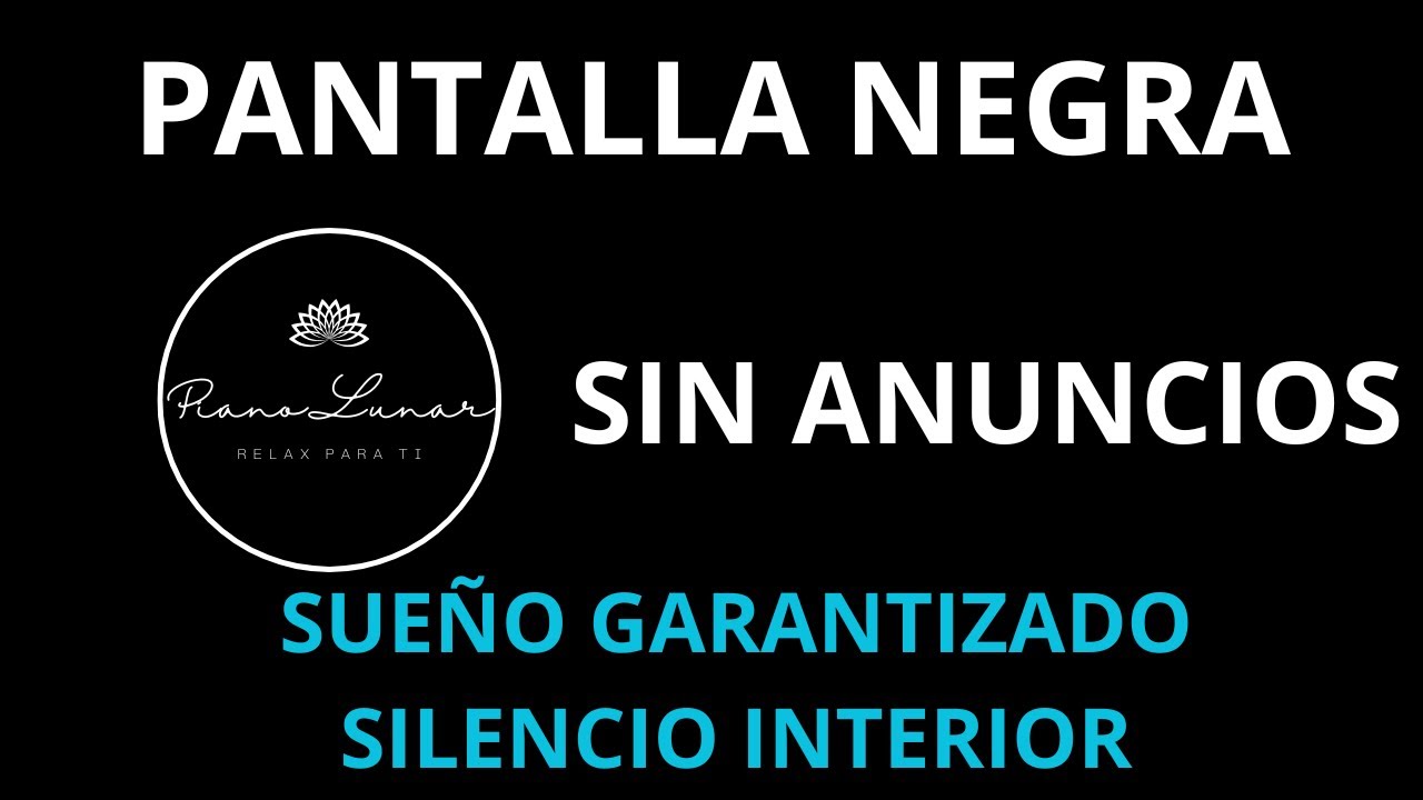 Música para Ansiedad y Pensamientos Repetitivos | Relájate en Minutos. SIN ANUNCIOS. PANTALLA NEGRA.
