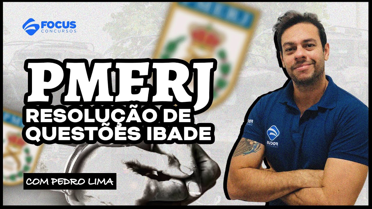 🚨PMERJ 2023 | QUESTÕES IBADE com Pedro Lima - Português