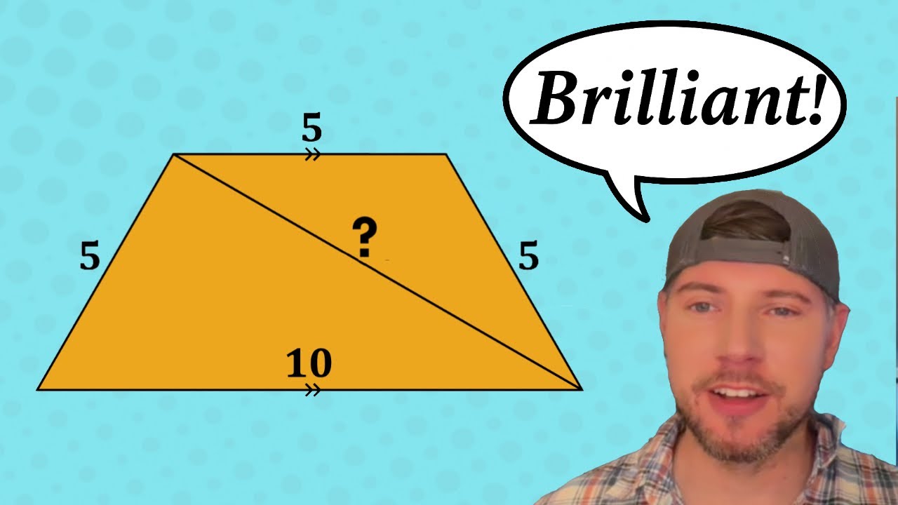 Brilliant Trapezoid Diagonal Puzzle