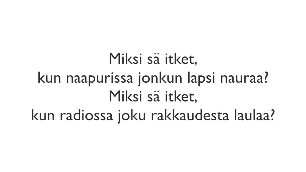 Happoradio - Puhu äänellä jonka kuulen, Instrumental acoustic guitar cover/Karaoke