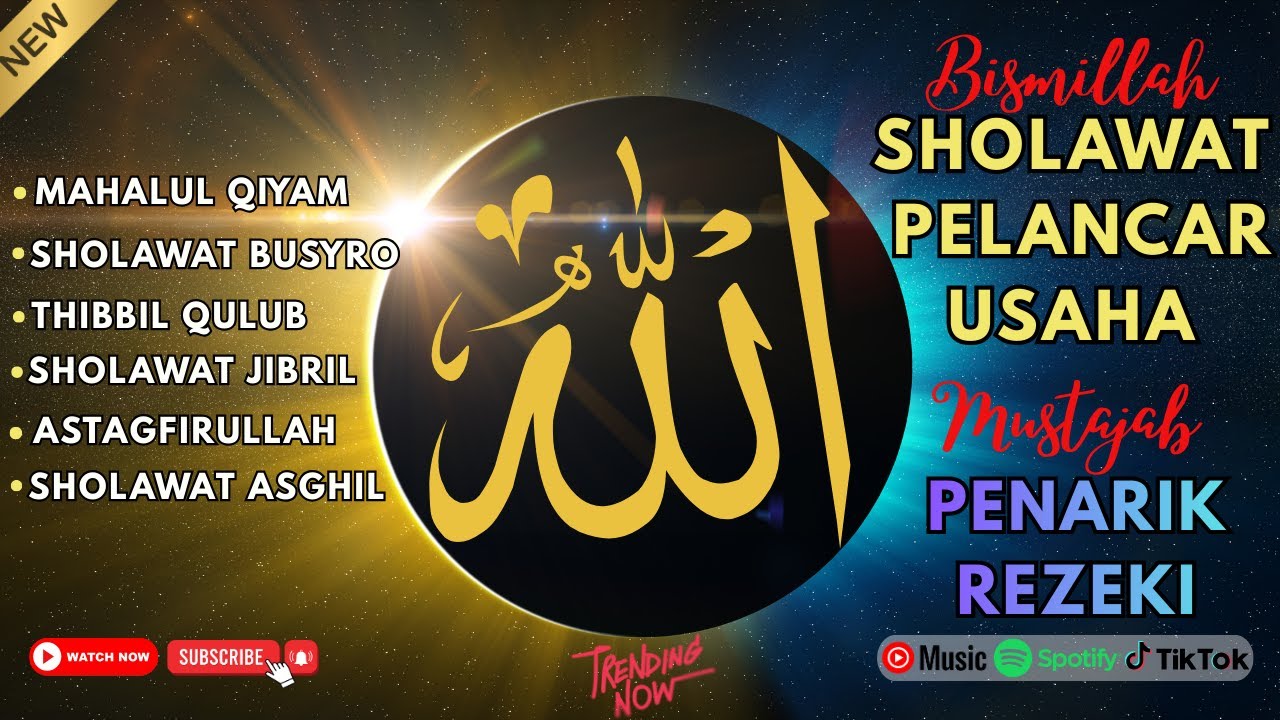 KUMPULAN SHOLAWAT MERDU PENENANG HATI TERBARU 2024 - SHOLAWAT JIBRIL PEMBUKA REJEKI,SHOLAWAT NARIYAH