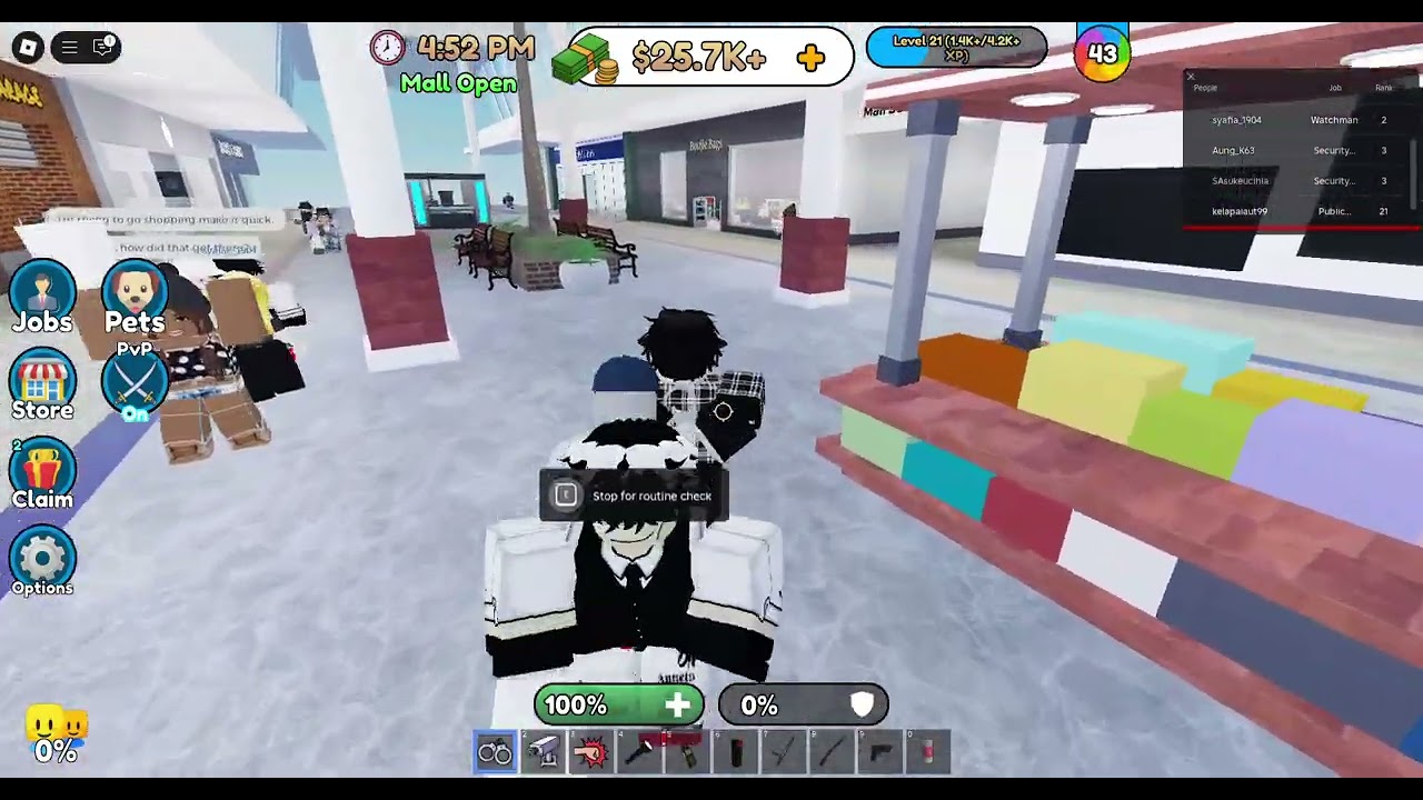 Roblox Mall Security Simulator
