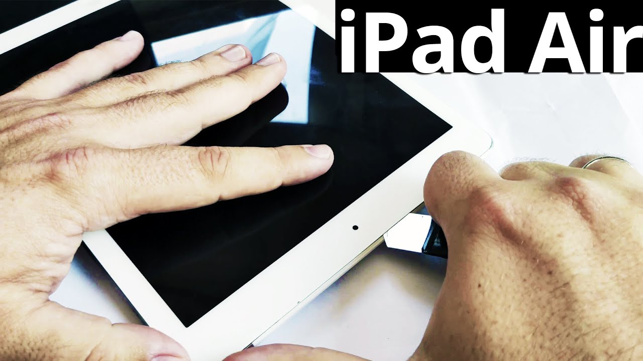 iPad Air battery inflated screen popped