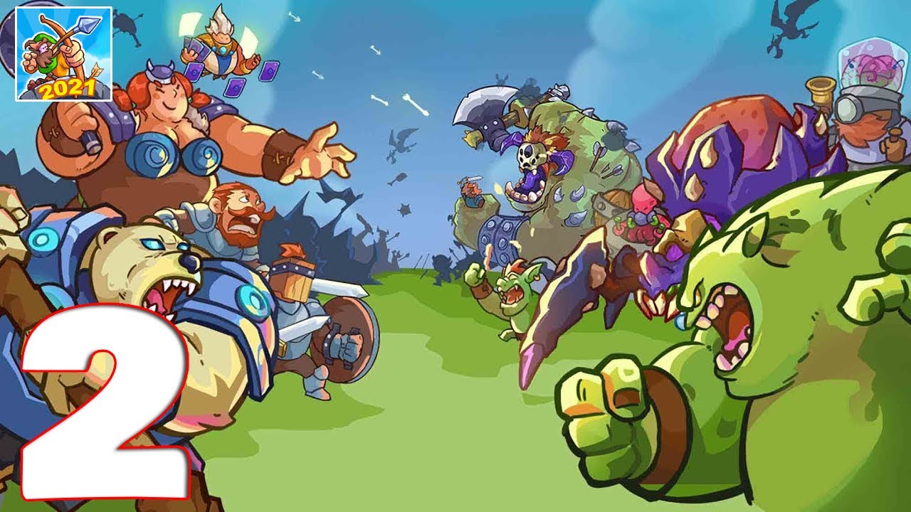King Of Defense: Battle Frontier (Merge TD) - Gameplay Walkthrough Part 2 (iOS, Android)