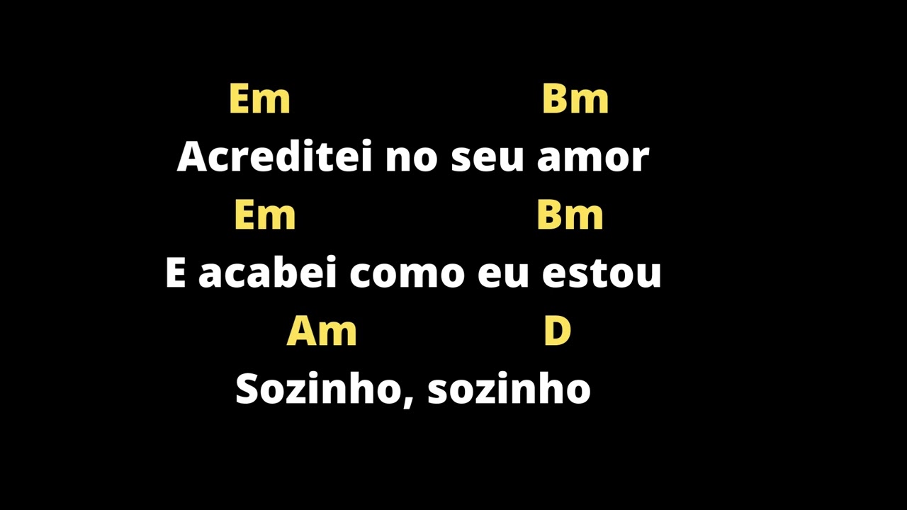 ra&ccedil;a negra - sozinho com cifras