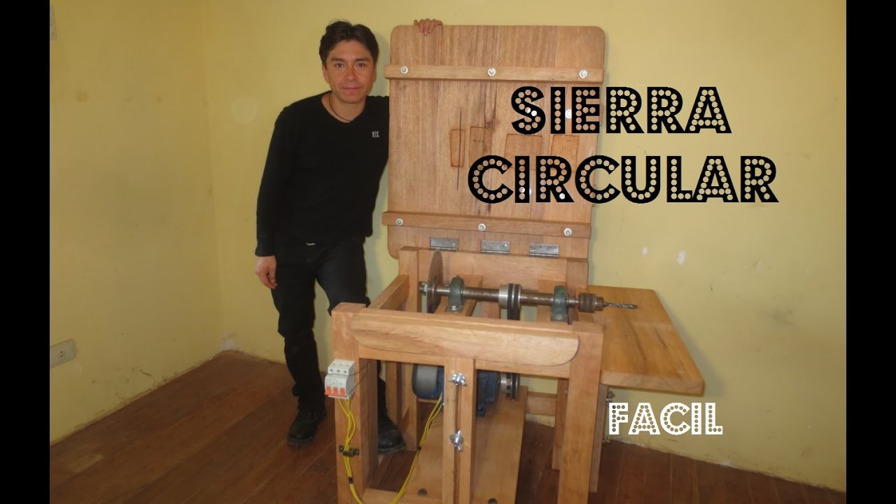 Como Hacer Una SIERRA CIRCULAR De Madera Paso  A Paso - Luis Lovon