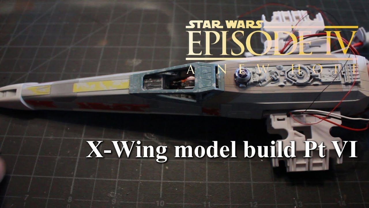 Bandai 1/48 X-Wing Pt VI Fuselage Build and Paint