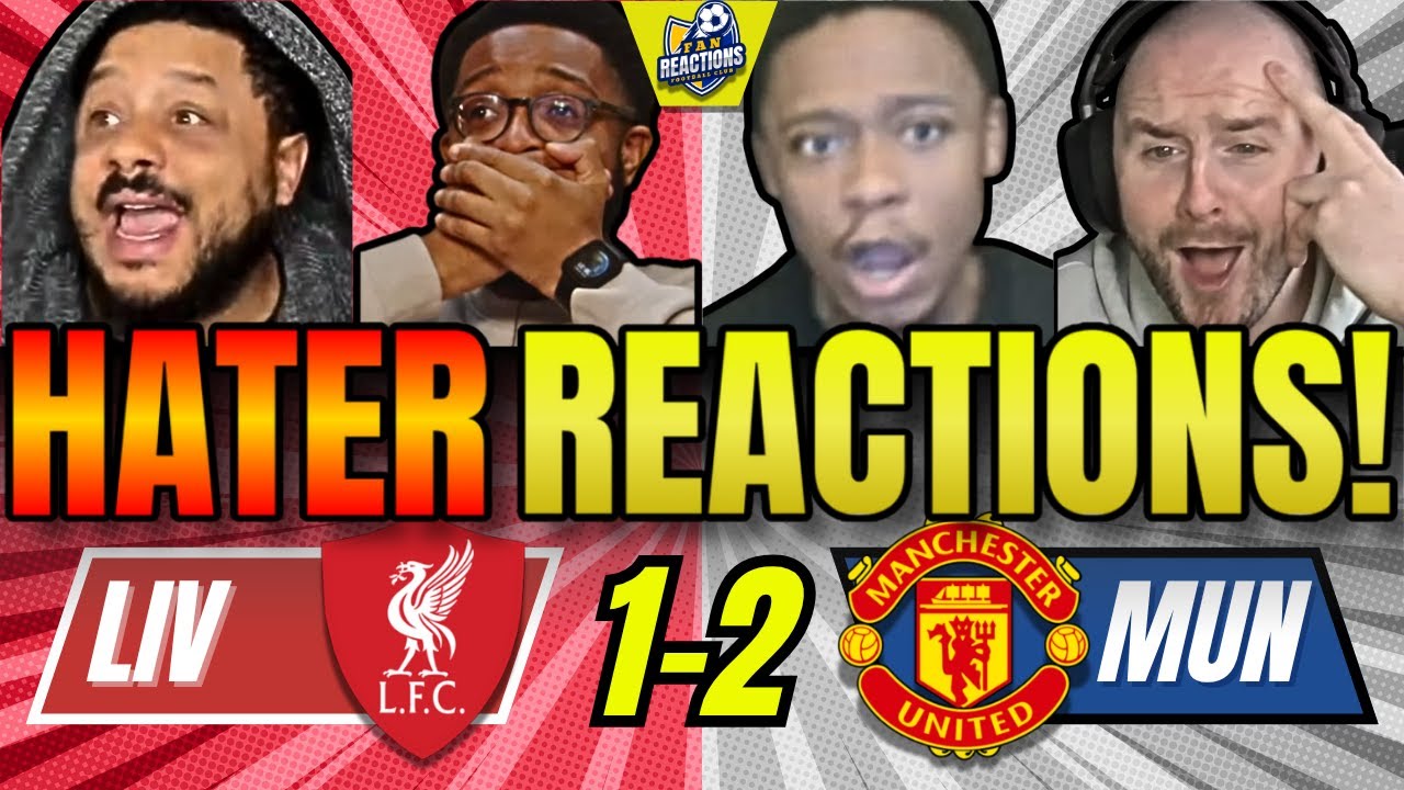 LIVERPOOL & MAN UTD&rsquo;S RIVALS REACTIONS TO LIVERPOOL 1-2 MAN UTD! PREMIER LEAGUE FAN REACTIONS