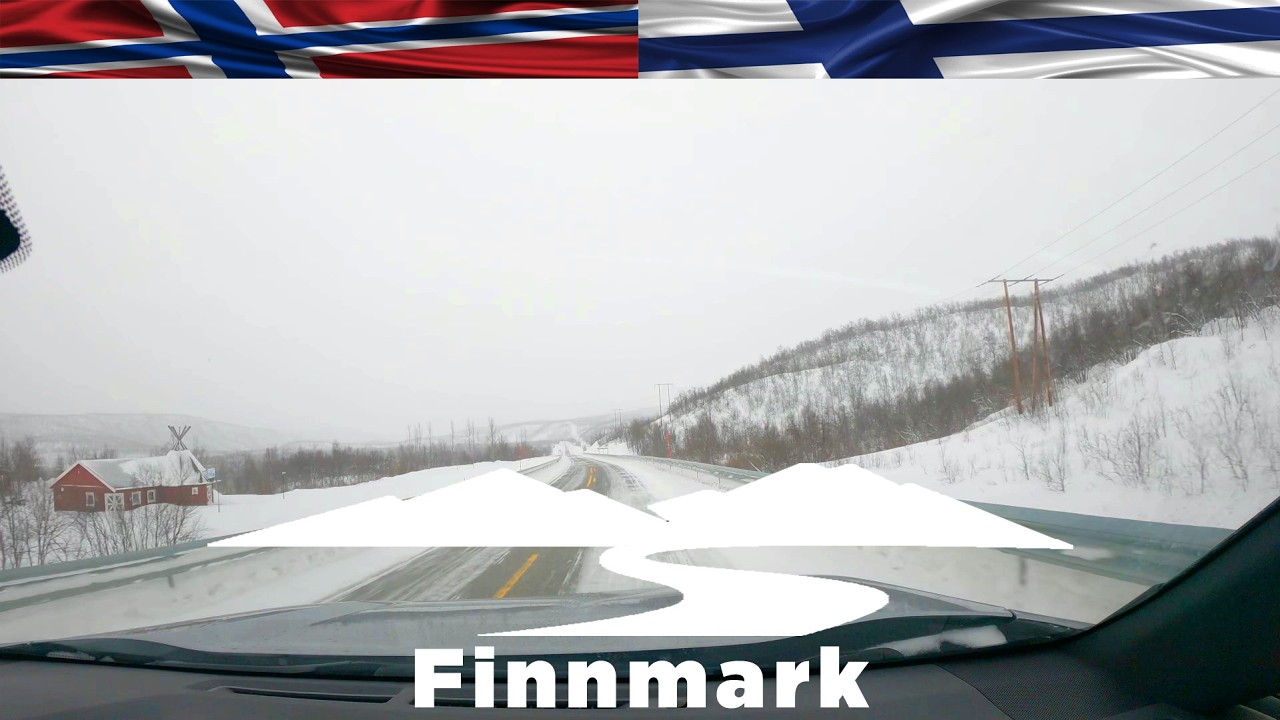 Winter Drive Norway: Suolovuopmi - Kautokeino | 4K