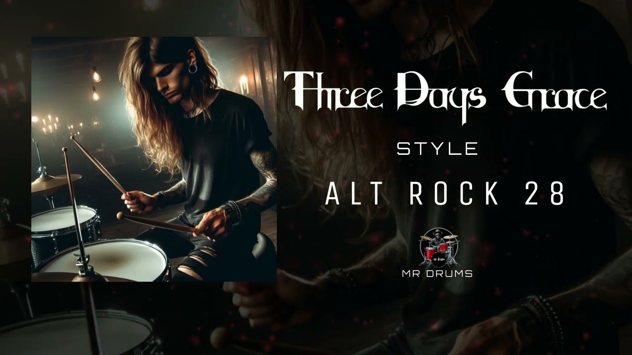 Rock Ballad Drum Track | Three Days Grace Style | 127 BPM
