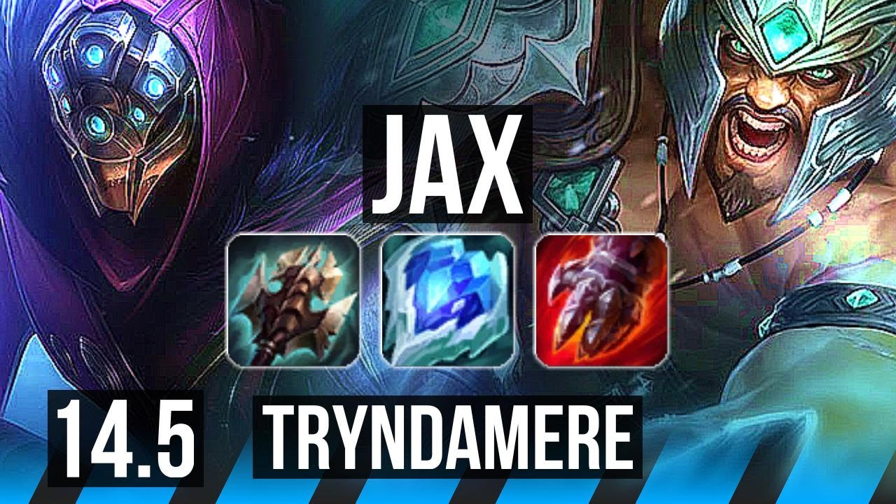 JAX vs TRYNDA (MID) | Rank 3 Jax, Legendary, Rank 10, Comeback, 600+ games | KR Challenger | 14.5