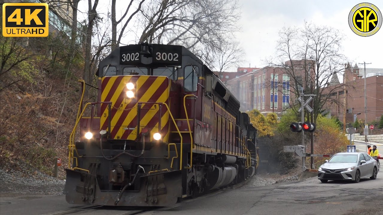 NOTCH 8 & OLD CAST P5 ACTION! AVR-1 Exiting Schenley Tunnel in North Oakmont, Pittsburgh PA!