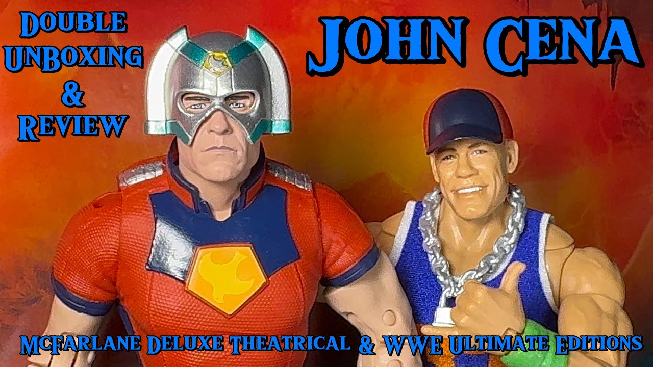 Распаковка и обзор фигурок «Миротворец» и Джона Сины #dcmultiverse #wweultimateedition #actionfig...