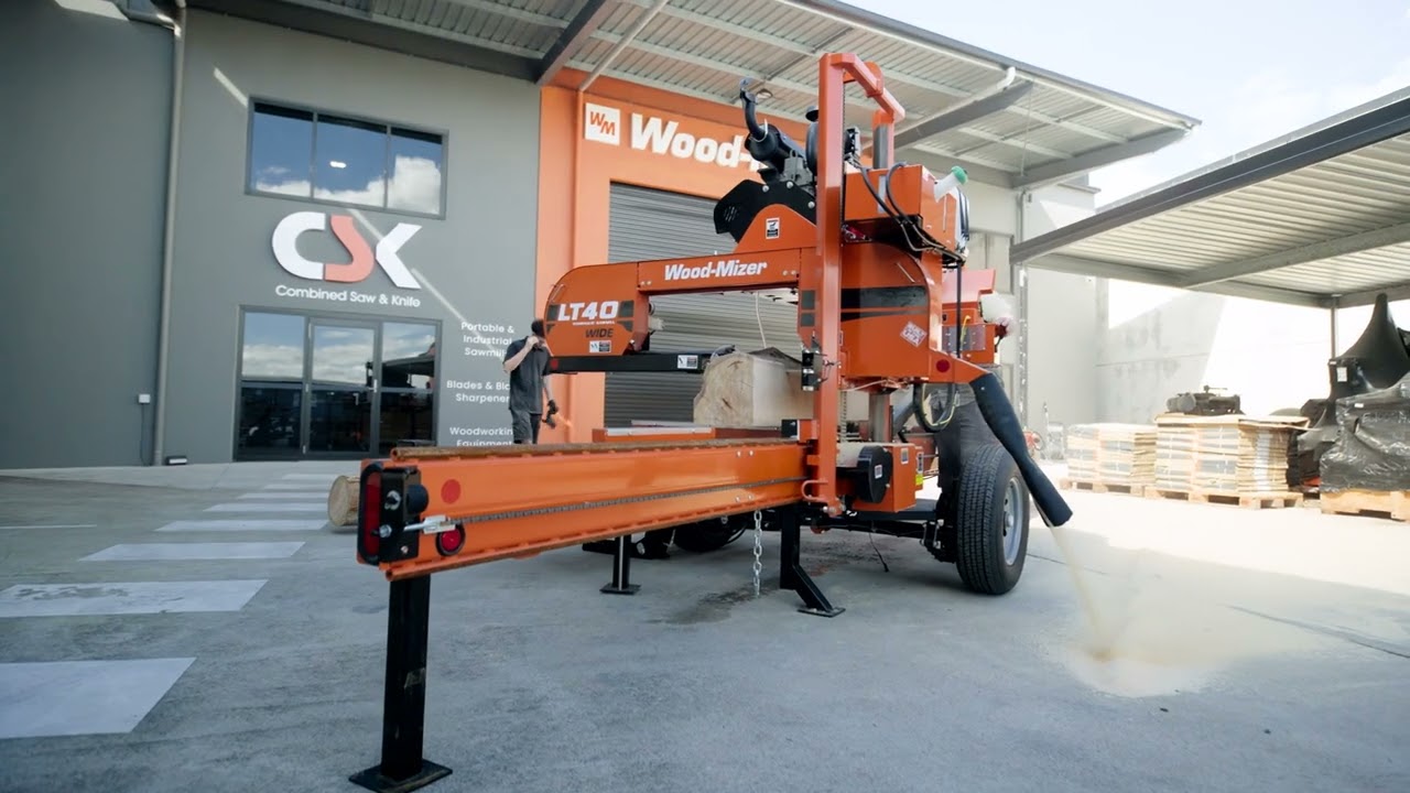 Wood-Mizer LT40 Wide in Action | Wide-Cut Australian Hardwoods