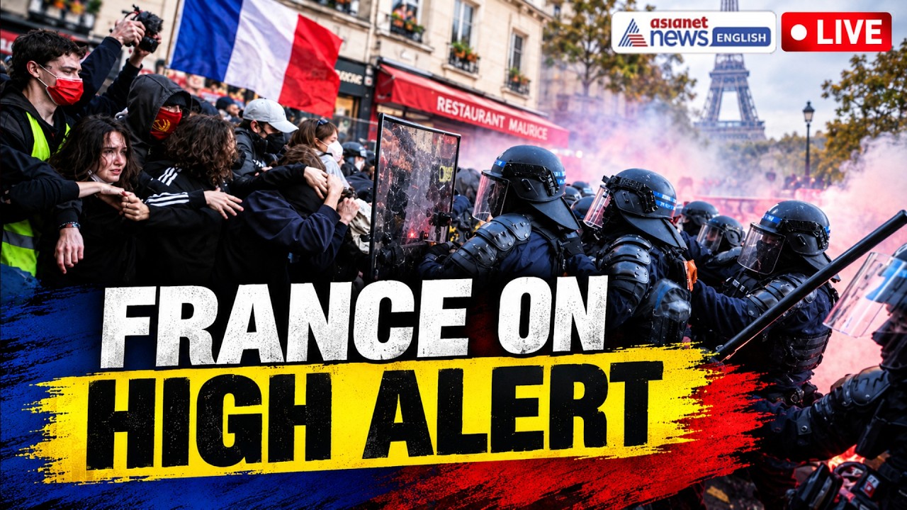 France Protests LIVE 🔴: 70,000 Police Deployed as Paris Braces for Demonstrations