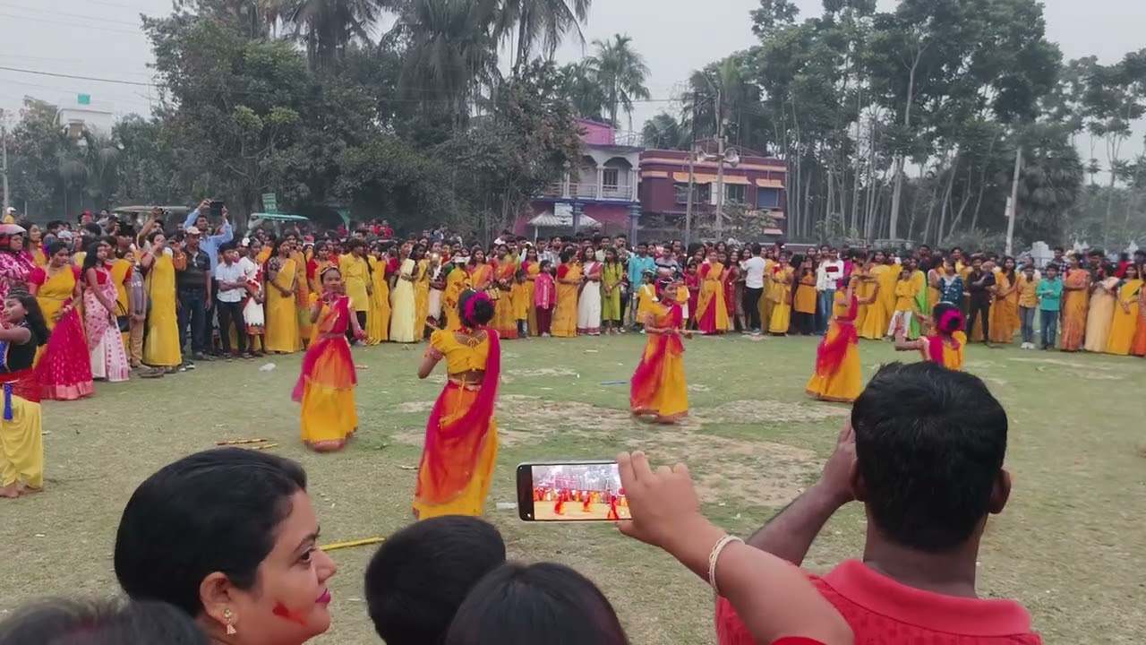   বসন্ত উৎসব  #lovesong #viral #maslandapur #westbengal #viralvideo #dance #highlights #highlights 👍