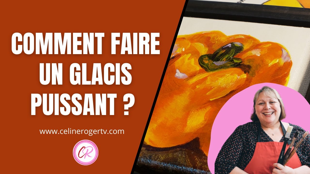 COMMENT FAIRE UN GLACIS PUISSANT EN PEINTURE ACRYLIQUE !