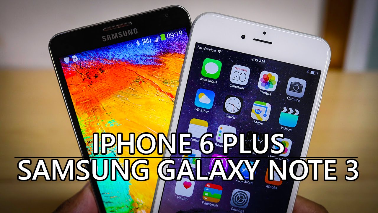 iPhone 6 Plus vs Samsung Galaxy Note 3 - Quick Look