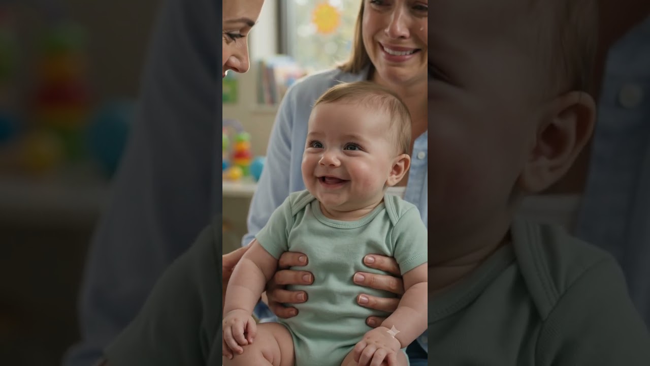 Audiologist fitting hearing aid #cute #emotional #doctor #babysmile #babyhappy #babylove #fypシ
