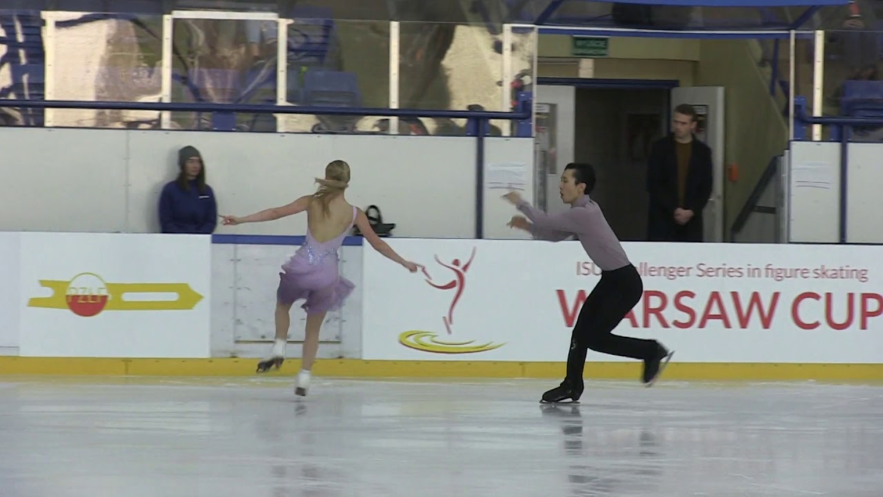 10 Holly HARRIS : Jason CHAN AUS FD ISU CSPOL2019 Warsaw Cup