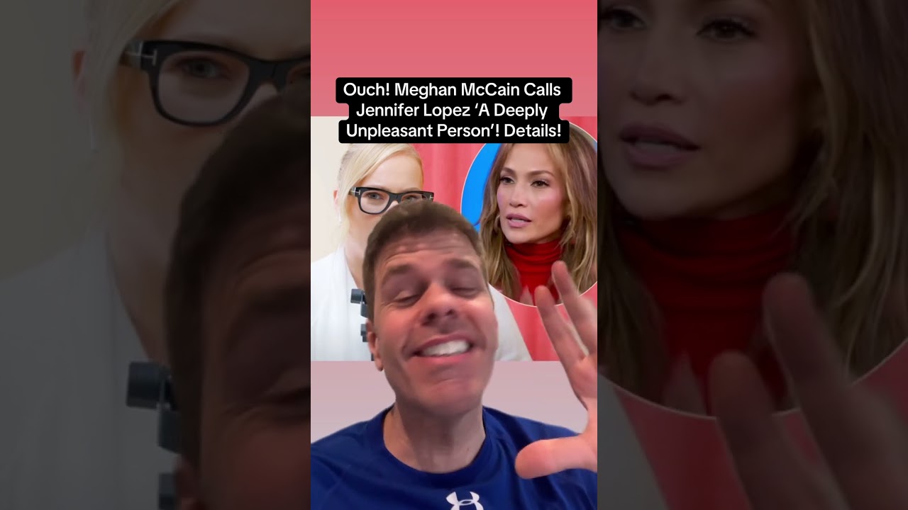 Jennifer Lopez Is As Awful As You Think - Says Meghan McCain! She’s ‘A Deeply Unpleasant Person’!