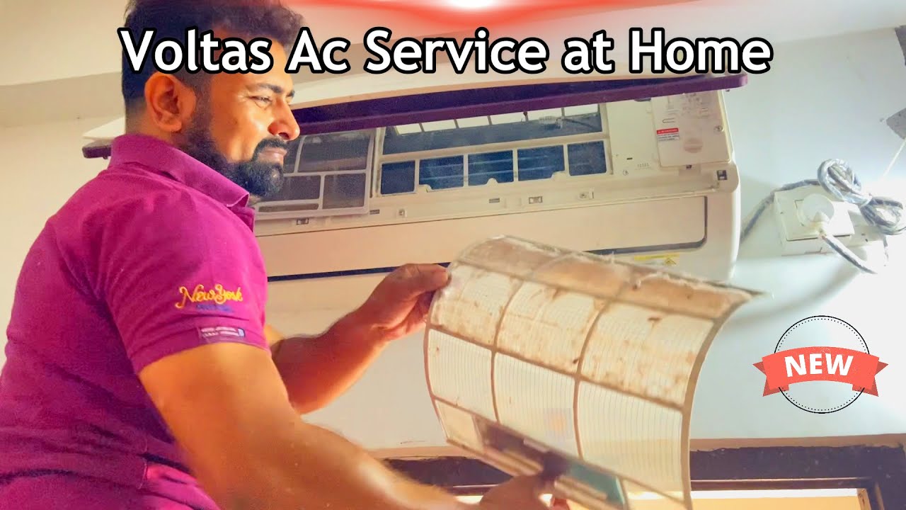 Voltas Ac Service at Home || How to service AC at home? || AC ki service kaise kare || ac service ||