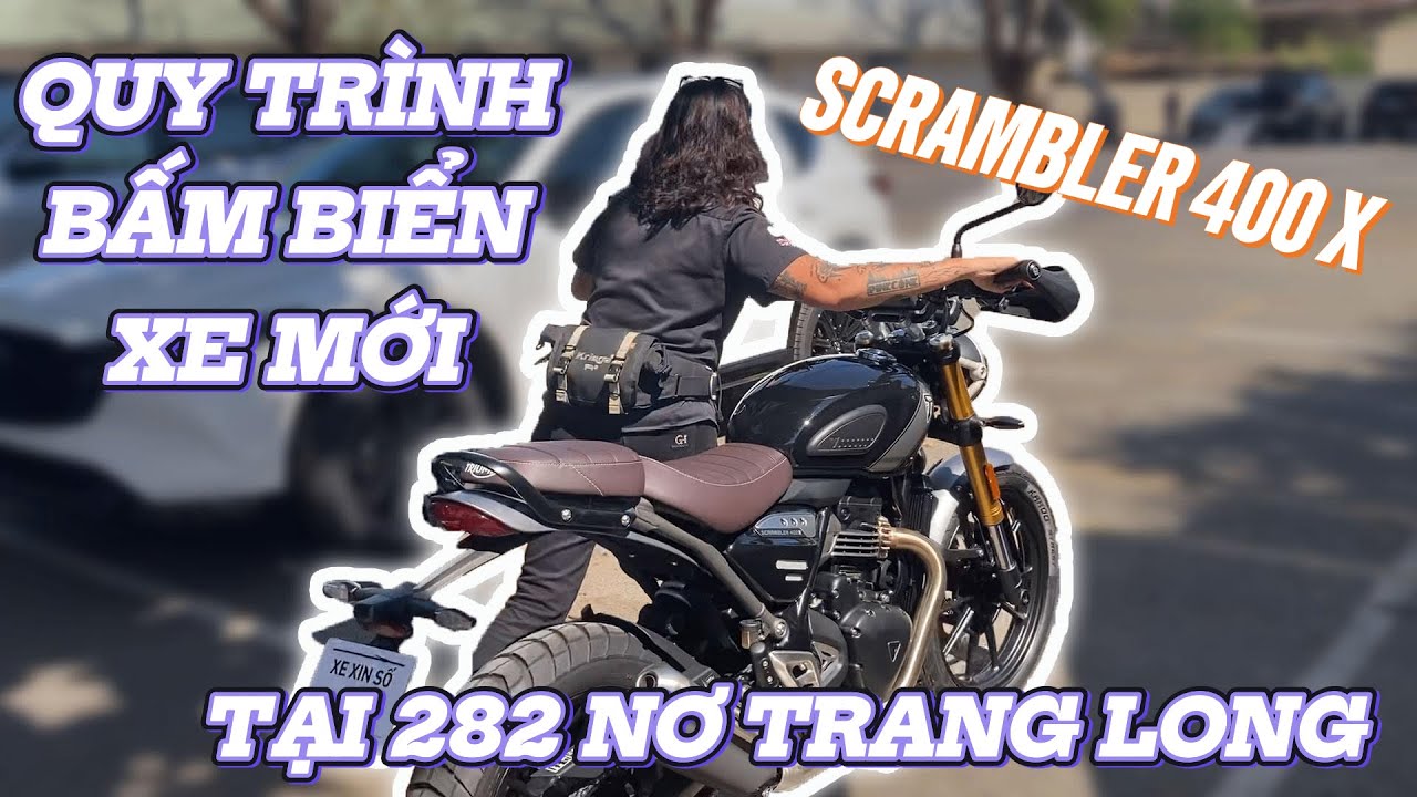 QUY TRÌNH BẤM BIỂN XE 𝗦𝗖𝗥𝗔𝗠𝗕𝗟𝗘𝗥 𝟰𝟬𝟬 𝗫 TẠI 282 NƠ TRANG LONG !!!