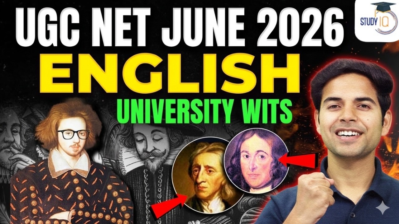 UGC NET JUNE 2026 | UGC NET ENGLISH UNIVERSITY WITS | UGC NET ENGLISH BY ABAHY SIR