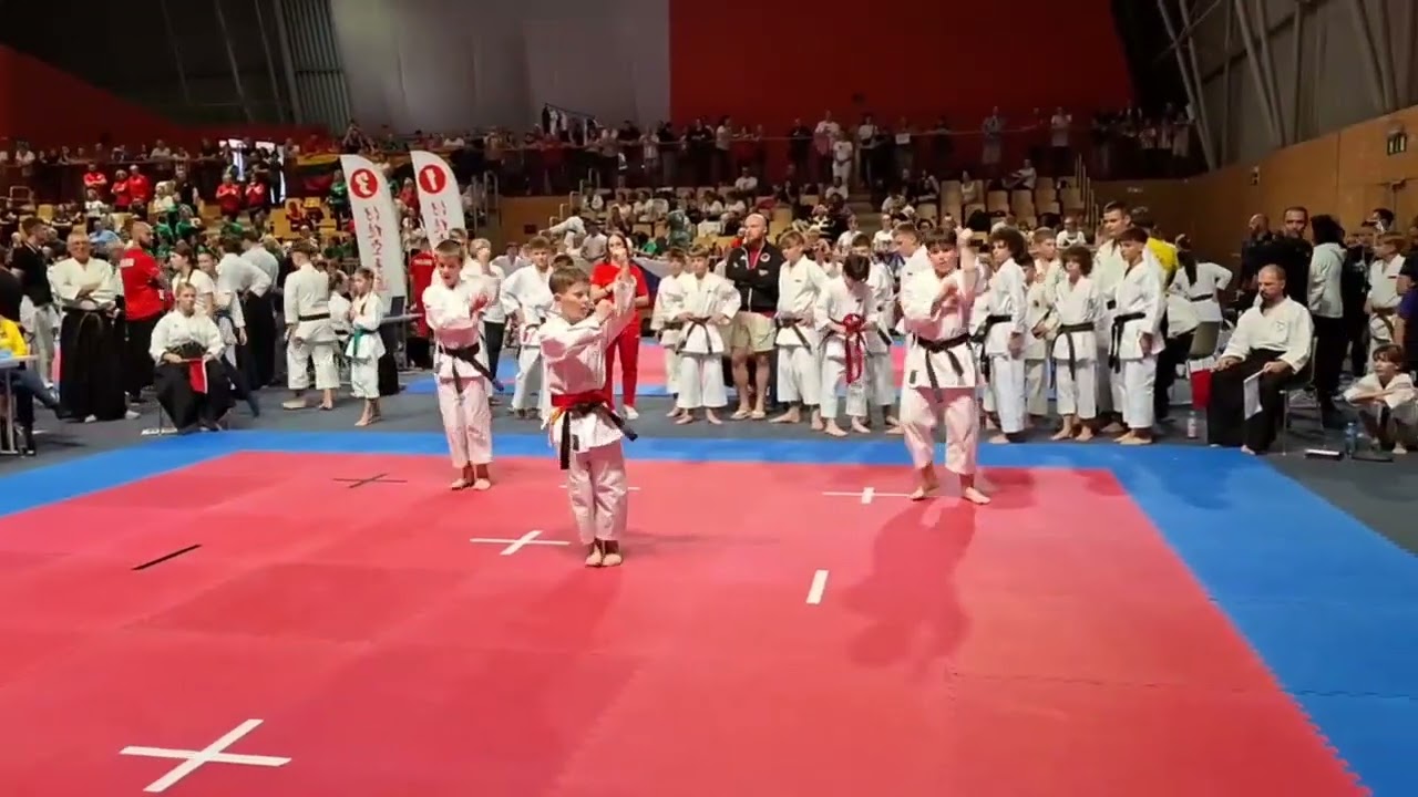 Children’s Cup 2025 Бурих, Решетняк, Сергієв Синхронне ката 1 коло