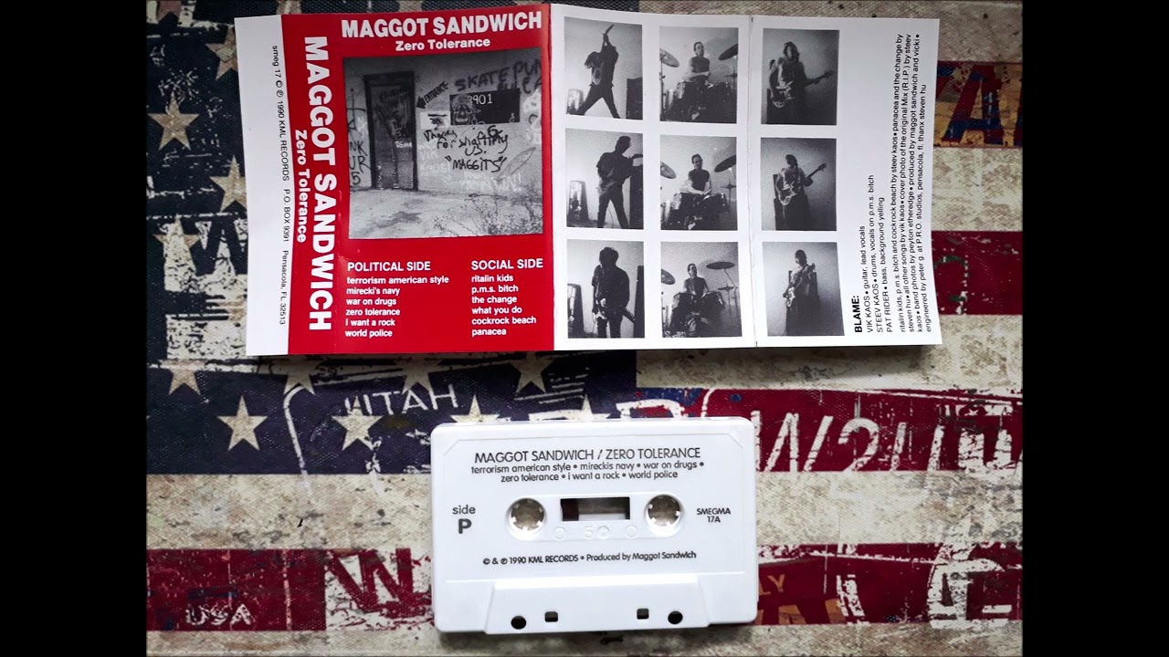 Maggot Sandwich - Zero Tolerance - Tape 1990