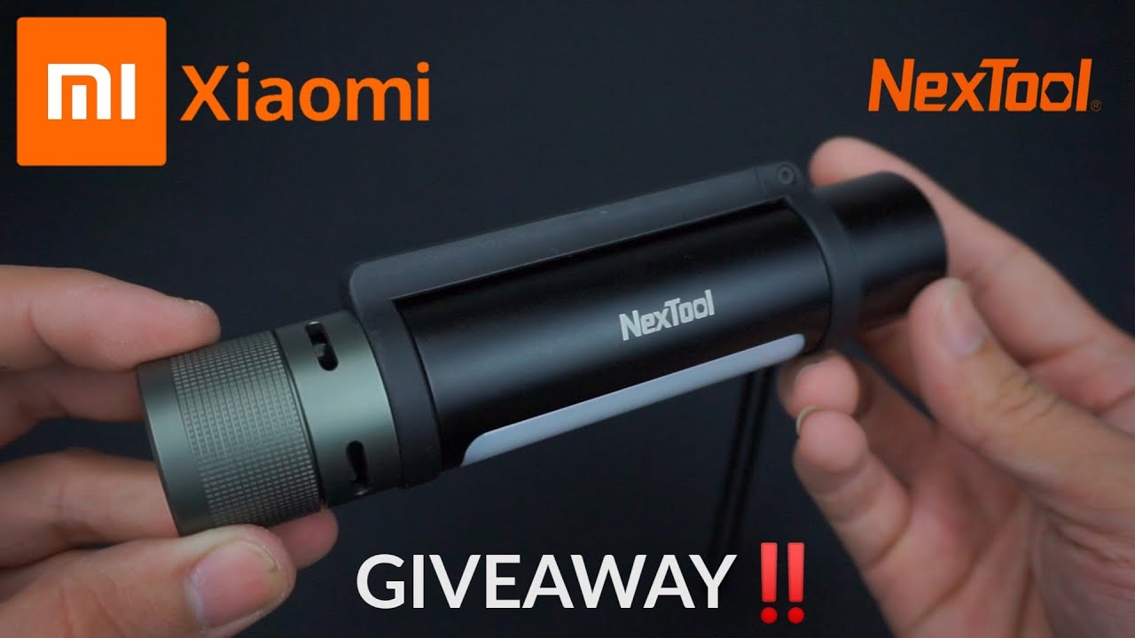 🔥Senter XIAOMI NEXTOOL 6 IN 1 1000lumens Senter serbaguna ada ALARM dan POWER BANK! GIVEAWAY‼️