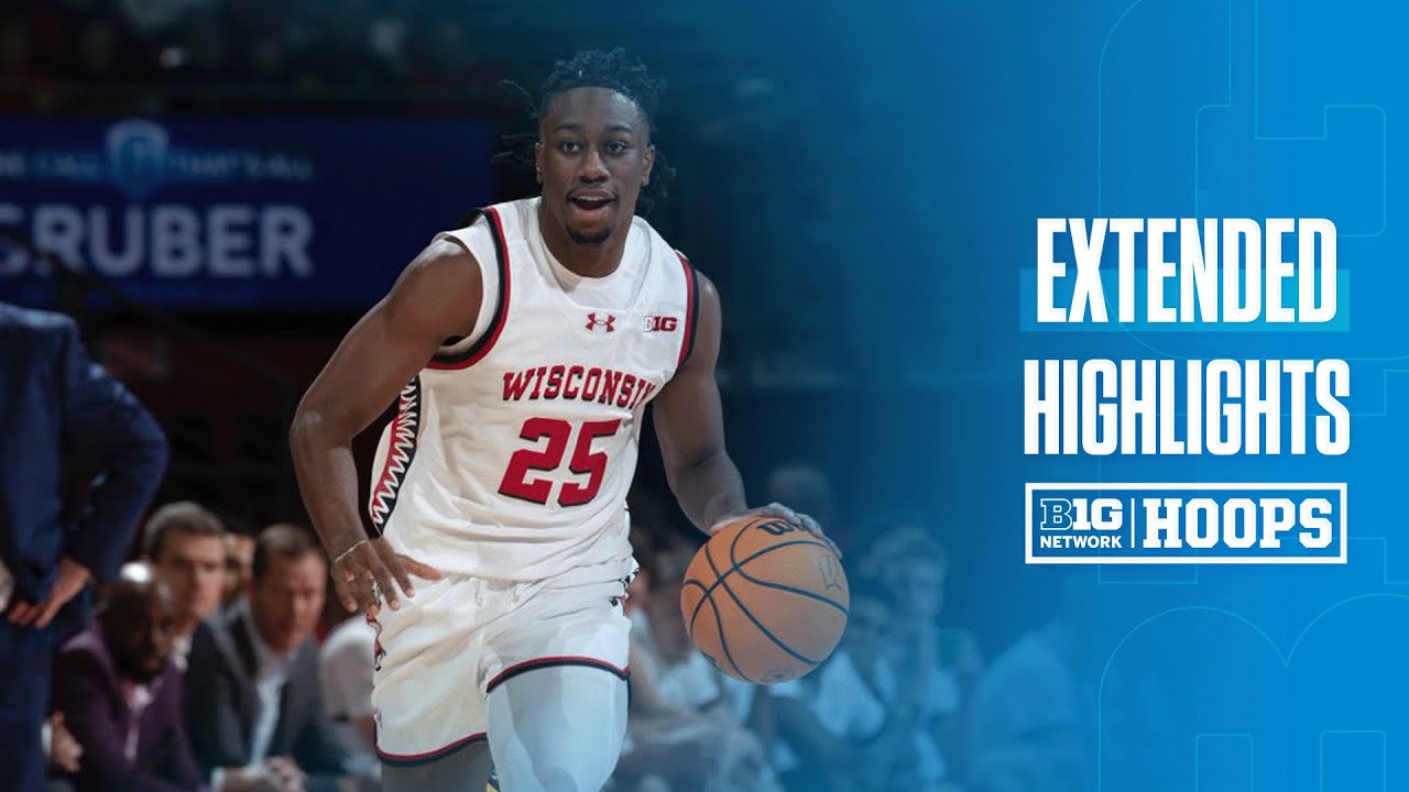 Michigan at Wisconsin | Highlights | Big Ten Men's Basketball | 12/03/2024