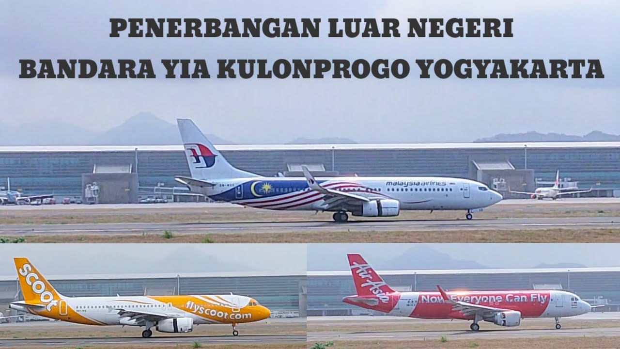 BANDARA YIA KULON PROGO SEMAKIN RAMAI ‼️ADA 3 PENERBANGAN LUAR NEGERI, APA SAJA?