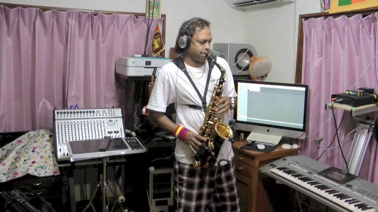 Saxophone Solo  (ආදර මල් පවනේ Adara Mal Pawane) Upul Ajantha