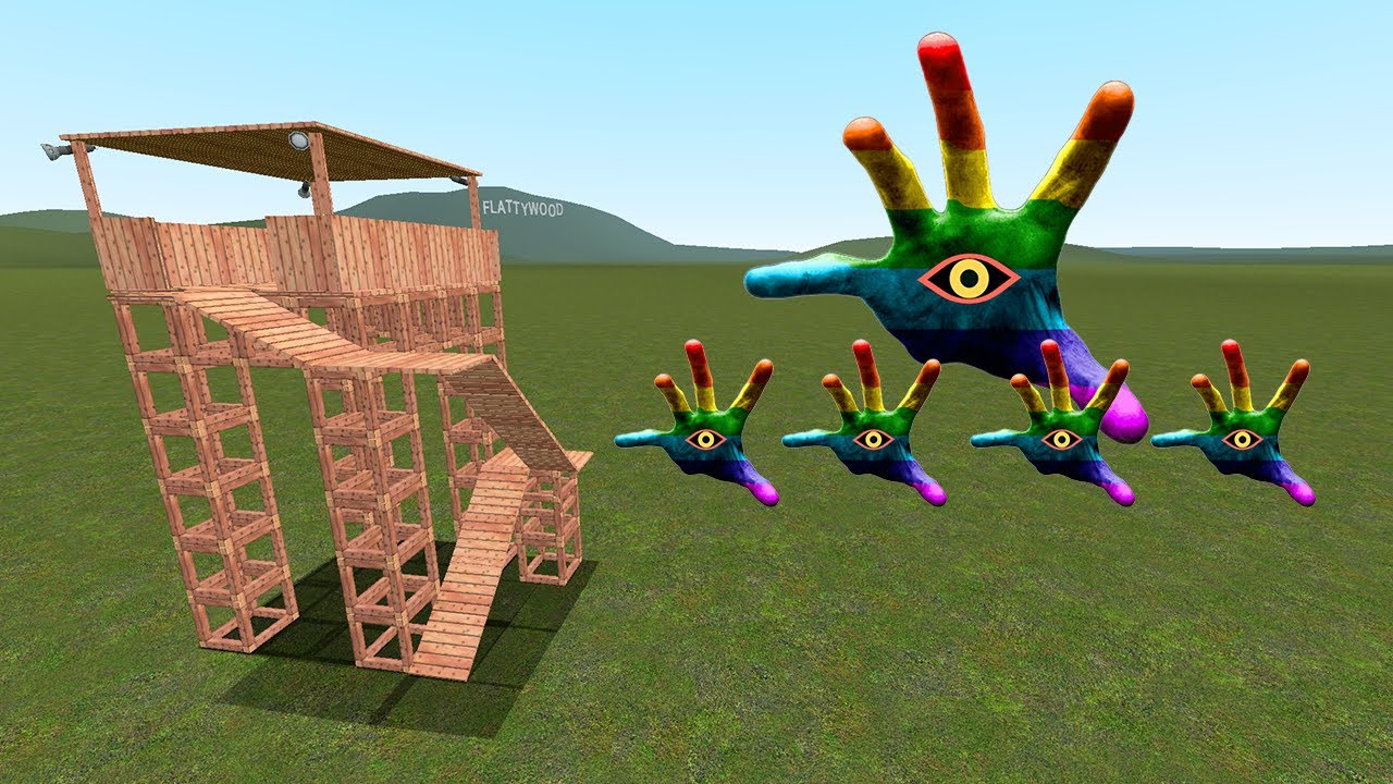 Scary Hand Vs Towers In Garry's Mod