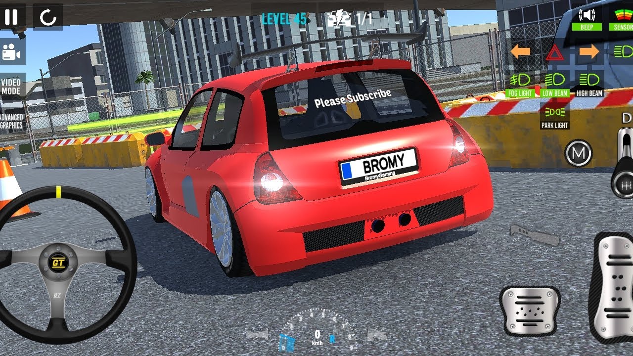 RENAULT CLIO PARKING 😲| Multi-Level AutoPark Level 45 - Car Parking 3D Android Gameplay !