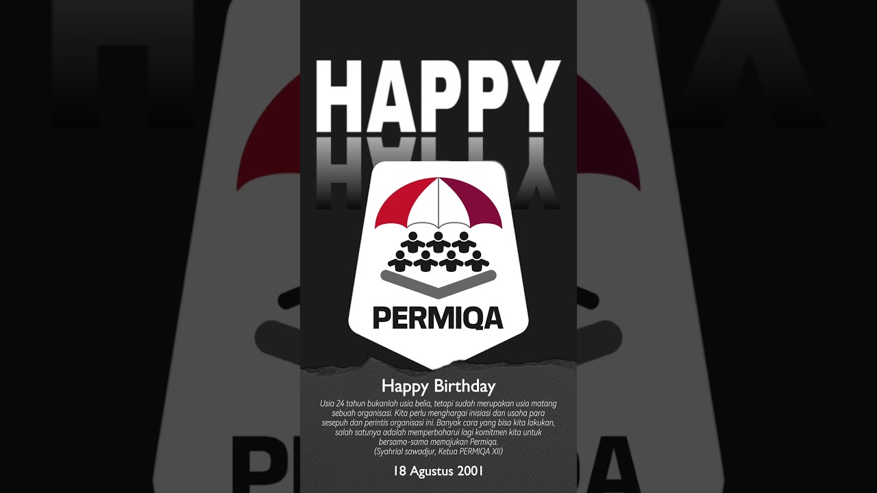 HAPPY BIRTHDAY PERMIQA