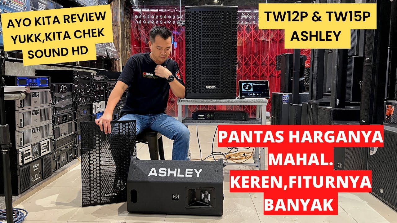 BANYAK FITURNYA si ASHLEY TW12P & TW15P SPEAKER POWER FULL di 2023