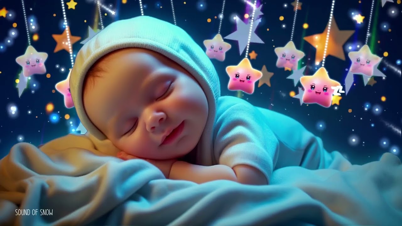 Gentle Baby Sleep Music | Mozart Brahms Lullaby for Relaxing Sleep ♥ Beat Insomnia Fast